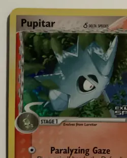 2005 Pokemon Pupitar (Delta Species) #51 Reverse Holo - EX Delta Species NM - Image 3