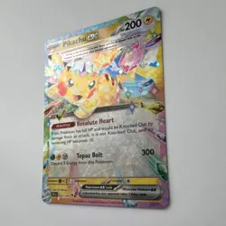 Pokemon Pikachu ex 057/191 SV8 Surging Sparks Illustration Rare Holo (#2) - Image 3
