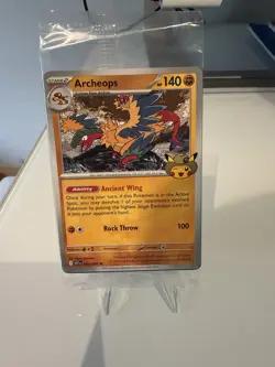 Pokemon Archeops Fossil Museum Promo Stamped Sealed Mint - Image 1