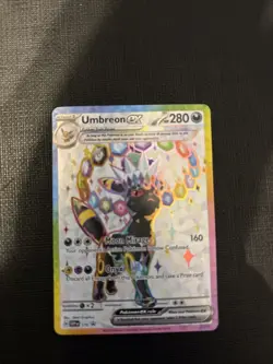 Pokemon TCG Umbreon EX 176 Black Star Promo - Prismatic Evolutions Mint - Image 1