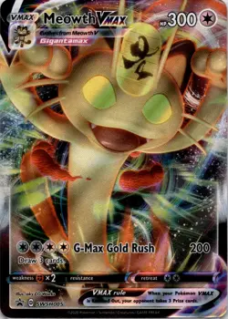 Pokemon TCG Meowth VMAX - Promo SWSH: Sword & Shield Promo Cards SWSH005 - Image 1