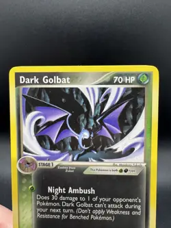 Pokemon TCG Dark Golbat 34/109 EX Team Rocket Returns NM - Image 3