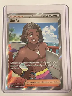 Surfer - 235/191 - SV08: Surging Sparks: #235/191, Pokemon TCG - Holofoil - Image 1