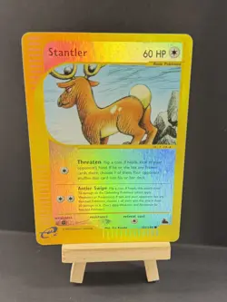 ✨ Reverse Holo Skyridge✨ Stantler 102/144 e-Reader Pokemon Nintendo 2003 MP+/LP - Image 4