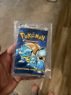 Pokemon TCG Base Set Unlimited Blastoise (sealed pack) - Image 1