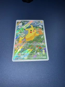 Pokemon Pikachu 027 SVP Paldea Evolved Black Star Promo - Near Mint - Image 2