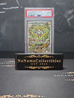 2024 POKEMON SURGING SPARKS POKEMON CENTER ETB PROMO SVP #159 MAGNETON PSA 8 - Image 1