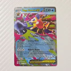 Pokemon TCG Mega Starmie EX Full Art Holo EX 021/088 Perfect Order - Image 1