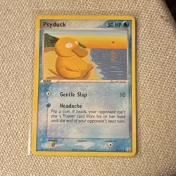 Pokemon Psyduck EX Team Rocket Returns Common 70/109 50 HP 2004 - Image 1