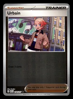 Urbain 214/217 ASC ME: Ascended Heroes Pokemon Near Mint Reverse Holo - Image 1