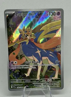 Pokemon TCG Zacian 100/094 Full Art Holo Rare Phantasmal Flames NM - Image 1