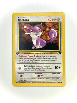Pokemon TCG - Rattata 66/82 1st Edition - Team Rocket - Image 1