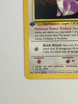 Pokemon TCG - Rattata 66/82 1st Edition - Team Rocket - Image 4