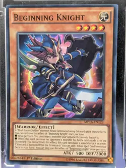 Beginning Knight MP16-EN123 Super Rare LP/NM Yugioh Cards - Image 1