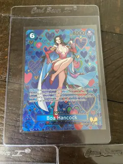 Boa Hancock One Piece SP OP07-051 Full Art SPECIAL RARE OP09 PACK FRESH - Image 1