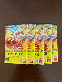 One Piece Adventure On Kami’s Island OP-15 & EB-04 5 Booster Packs Lot English F - Image 1