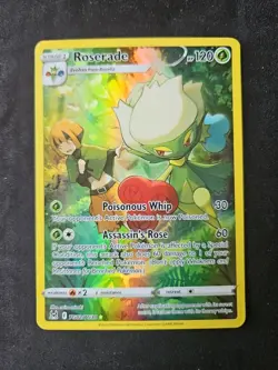 Roserade TG02/TG30 Lost Origin Trainer Gallery Holo Ultra Rare Pokemon Card - Image 1