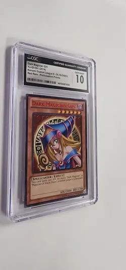 CGC 10 Yugioh Card: Dark Magician Girl Red Rare Participation Promo - Image 3
