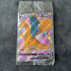 Sealed Charizard V SWSH050 Sword & Shield Promo Holo Card Near Mint Condition - Image 1