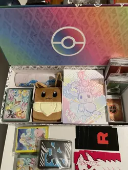 Large Pokemon Lot- Sleeves, Oversized Cards, Dividers, Dice, Coins (read Desc) - Image 2
