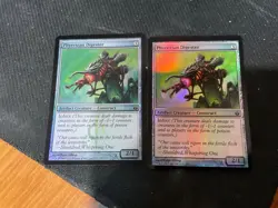 MTG 2x PHYREXIAN DIGESTER FOIL Mm to good condition - Image 1