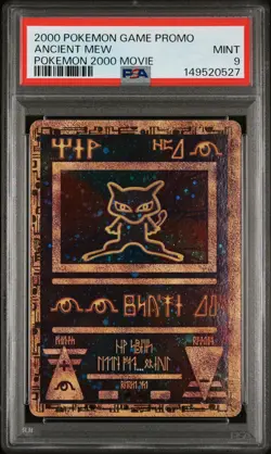 2000 POKEMON GAME MOVIE POKEMON 2000 MOVIE ANCIENT MEW PSA 9 - Image 1