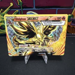 2016 Delphox BREAK 14/124 Rare BREAK XY - Fates Collide - Image 1