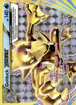 Golduck BREAK 18/122 BREAK Rare BREAKpoint Pokemon Holo Moderately Played - Image 1