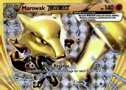 Marowak BREAK 79/162 BREAK Rare BREAKthrough Pokemon Holo Moderately Played - Image 1
