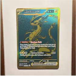 Pokemon TCG Miraidon EX 243/091 SV: Paldean Fates Hyper Rare Full Art Holo 2024 - Image 2