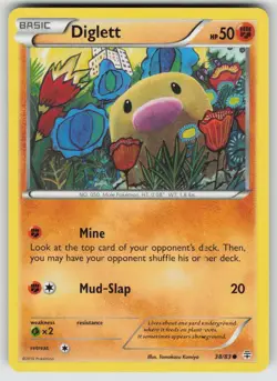 Diglett 38/83 Common Generations Pokemon Near Mint - Image 1