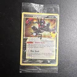 Pokemon 2021 Greninja Gold Star SWSH144 Sword & Shield Black Star Promo Sealed - Image 1