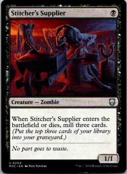 Magic the Gathering HP Stitcher's Supplier Modern Horizons 3 Commander MTG - Image 1