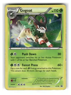 Gogoat XY16 Cosmo Holo Promo XY Promo Pokemon Moderately Played - Image 1