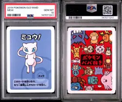 2019 POKEMON OLD MAID MEW PSA 10 Gem Mint - Image 3