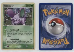 Nidoran M German Reverse Foil Pokemon EX FireRed & LeafGreen #71 2004 - Image 3