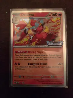 Delphox 074 | Chaos Rising Prerelease Promo - Image 1