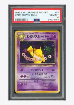 Pokemon PSA 10 Dark Hypno Holo 1997 097/105 Rocket Japanese - Image 1