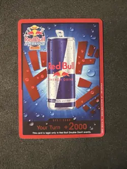 Red Bull Double DON!! 2K Red Foil Promo Card One Piece NM Tournament - Image 1