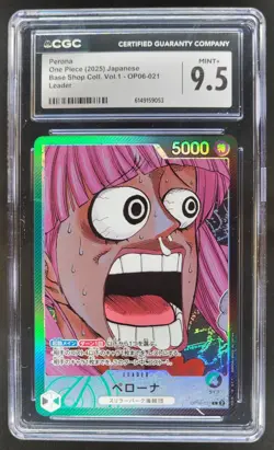 2025 ONE PIECE JP PERONA LEADER OP06-021 CGC 9.5 M PT - Image 1