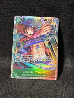 Dracule Mihawk ST12-003 Super Rare Starter Deck 12 Zoro And Sanji One Piece TCG - Image 1