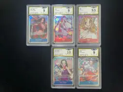2024 One Piece TCG S-Chinese OP01-078 SR Boa Hancock Lot*5 PGS 10 Pristine LU57 - Image 1