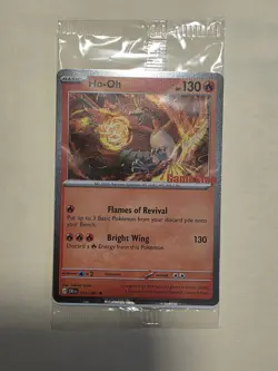 Pokemon TCG Ho-Oh GameStop Chaos Rising Promo Card Sealed - Image 1