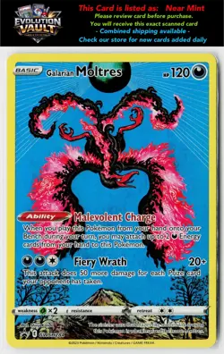 SWSH: Sword & Shield Promo Cards #SWSH284 Galarian Moltres - Image 1