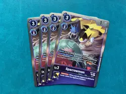 Sparrowmon EX7-051 Playset Digimon Liberator Card Game x4 - Image 1