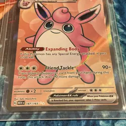 Wigglytuff ex 187/165 SV: Scarlet & Violet 151 - Pokemon Card - NM - Image 4