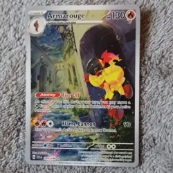 Pokemon Armarouge 203/198 SV01 Scarlet & Violet Rare Ability Card 130 HP - Image 1