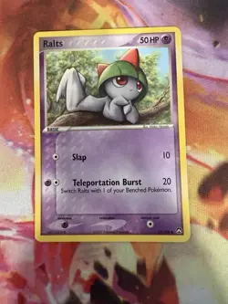 Pokemon Card Ralts 59/108 Regular Power Keepers LP - Image 1