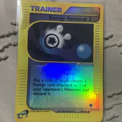 Pokemon Card Energy Removal 2 Expedition Reverse Holo 140/165 - - Image 1