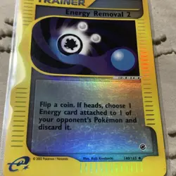 Pokemon Card Energy Removal 2 Expedition Reverse Holo 140/165 - - Image 2